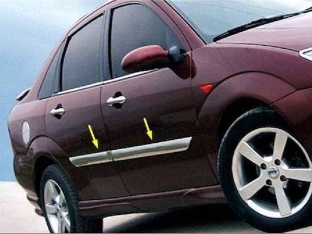 Ford Focus 1 Hbsdsw Krom Yan Kapı Çıtası 1998-2005 4prç P.çelik N11.74