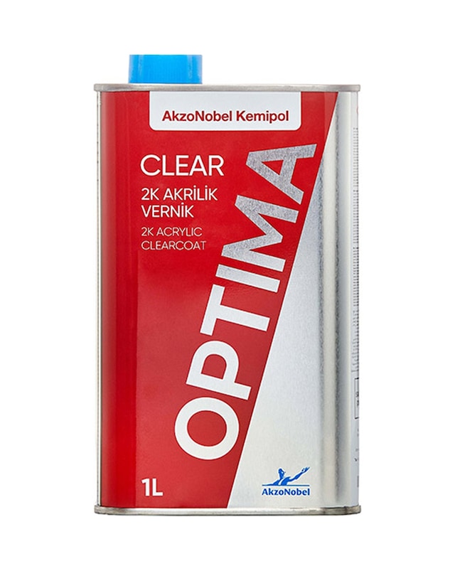Optimaakzonobel Akripol Optima Clear 2k Akrilik Vernik 1 L