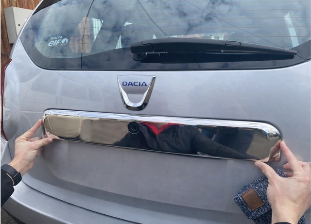 Dacia Duster 2010-2018 Arası Krom Bagaj Çıtası Paslanmaz Çelik Dacdustbgç000001