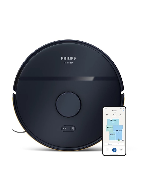 Philips HomeRun XU2000/10 2000 Serisi Aqua Akıllı Robot Süpürge Siyah