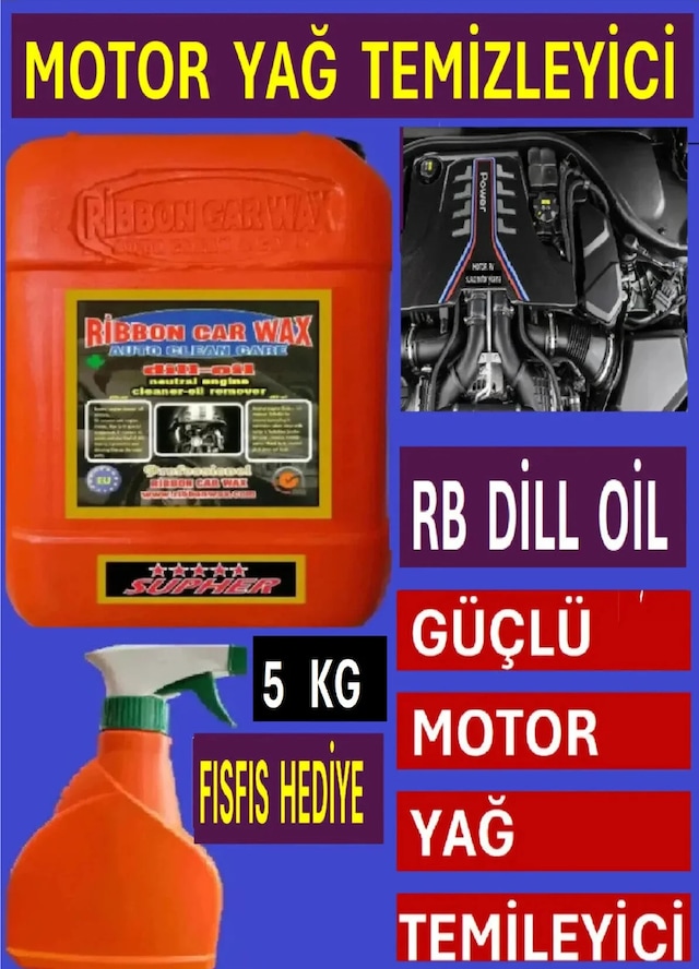 Rb Dil Oill Etkin Motor - Yağ Temizleyici 5 Kg