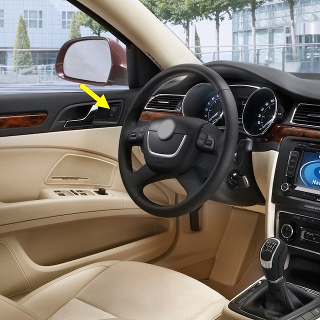 Skoda Superb 2 14-15 Sol Ön Kapı Merkezi Kilit Düğmesi 3T0962125B