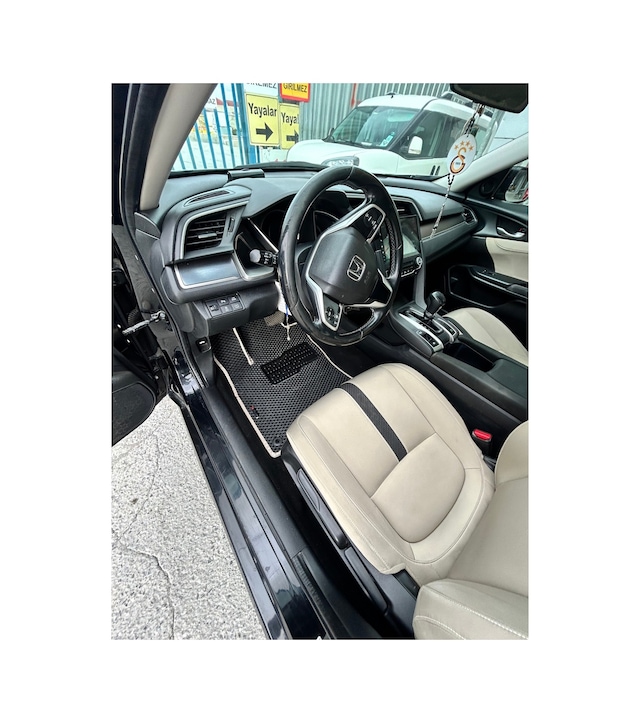 Honda Civic Fc 5 Premium Eva Paspas & Metal Topukluk Siyah