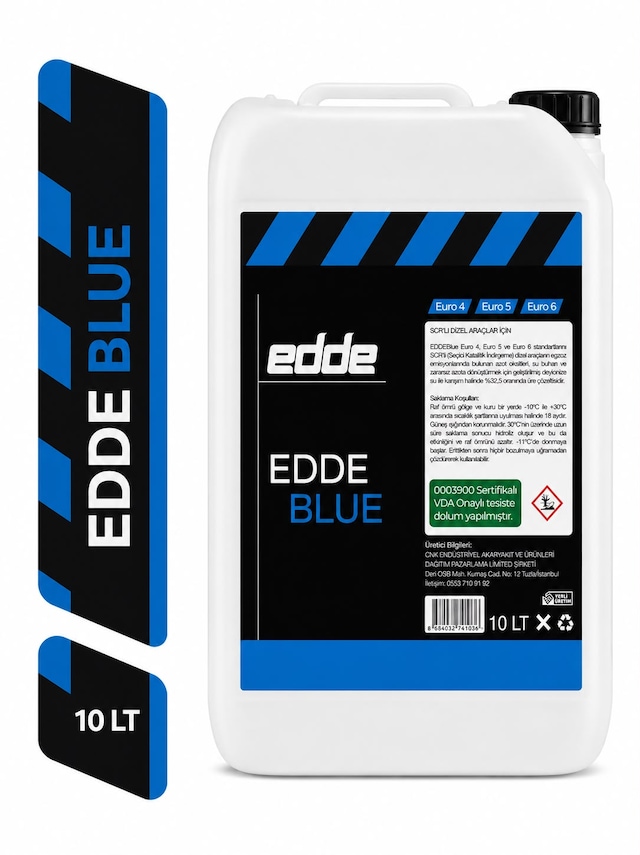 Edde Blue 10 Lt Scr'li Dizel Araçlar Için Eddeblue Emisyon Azaltıcı Araba Araç Oto