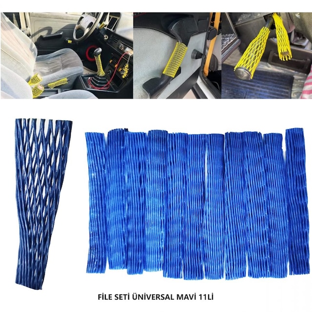 File Seti Unıversal Mavi 11li