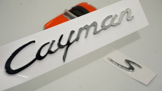 Porsche Cayman S Bagaj 3M 3D Abs Yazı Logo Amblem Seti (549183199)