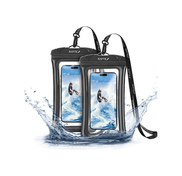 Raptic Rt1087 Water Proof Serisi Ipx8 Sertifikalı Universal Su Geçirmez 6.9 İnç Kılıf Siyah