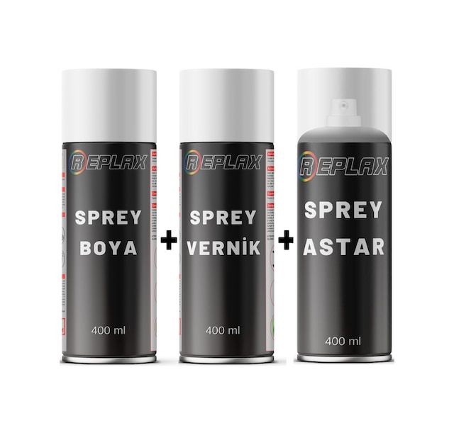 Replax Ford Focus Ay Tozu Gri Sprey Boya+Vernik+Astar Kodu FRD9352