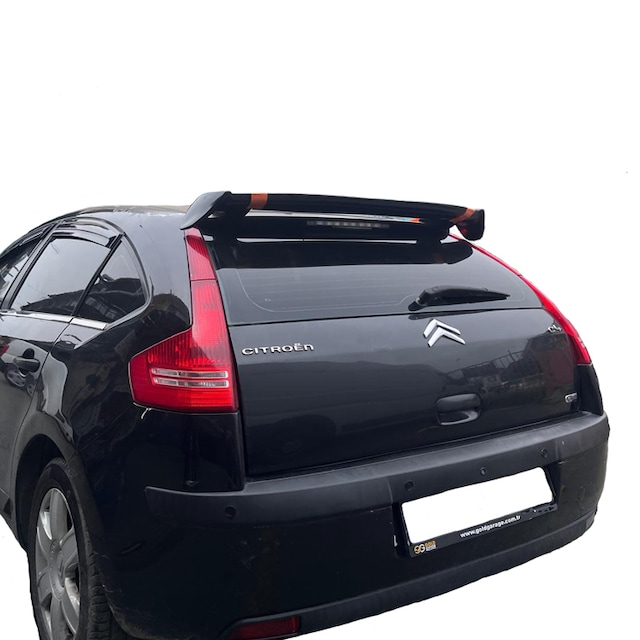 Citroen C4 2005-2010 Üniversal Boyasız Spoiler Plastik