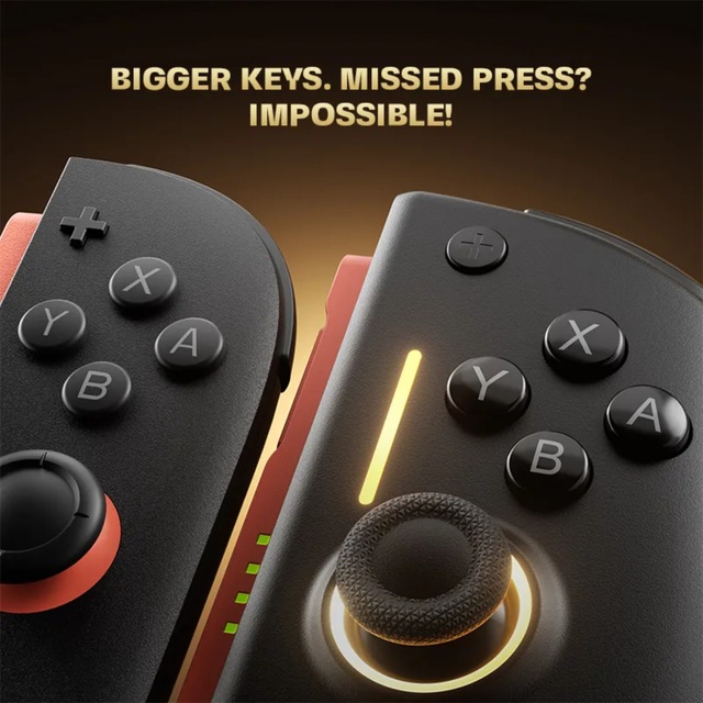 Nyxı Hyperion 3 Joypad Switch 2 Uyumlu Hall Effect Drift Yapmayan Joystick Bluetooth 5.0 Kablosuz Oyun Kolu Joy-con Pro Controller