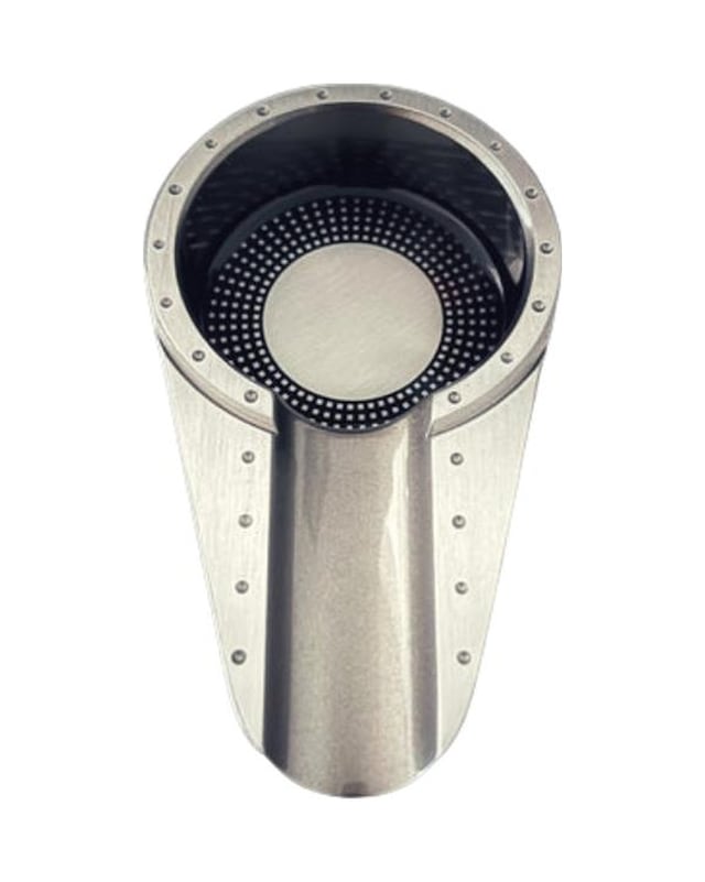 Pq Gümüş Gunmetal Porselen Tekli Puro Küllüğü Jf044-s-sg
