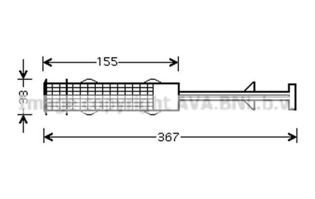 Ava Klima Kurutucu Mercedes W203 W209 R171 A2038350147 Msd359