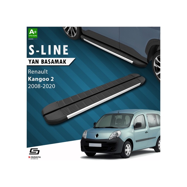 S-Dizayn Renault Kangoo 2 S-Line Aluminyum Yan Basamak 193 Cm 200