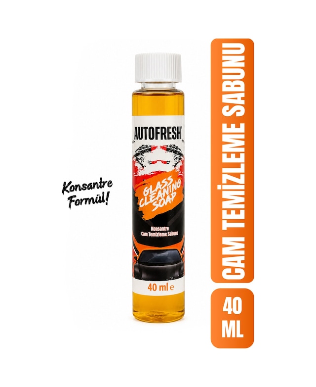 Cam Sabunu 40 Ml Parfümlü Konsantre Oto Cam Temizleyici