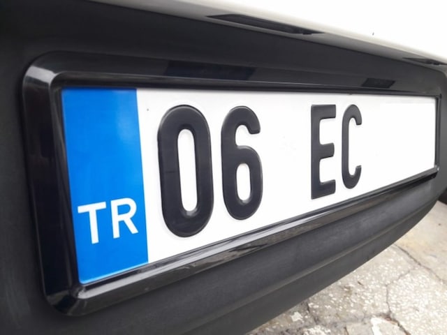 Yeni Nesil Plakalık Çerçevesi 2Adet Piyano Black Plakalık 340428918