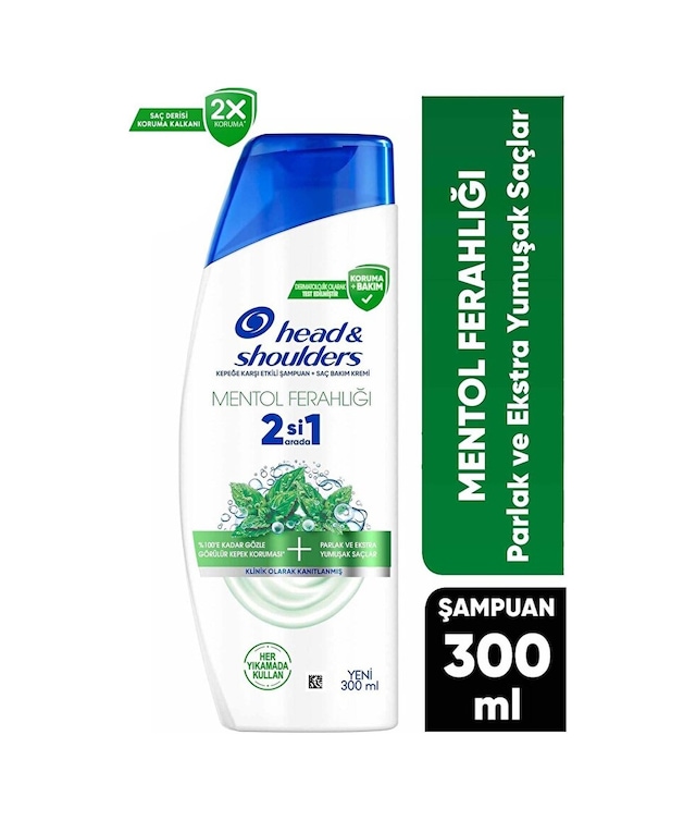 Head & Shoulders Mentol Ferahlığı 2si1 Arada Şampuan 300 ML