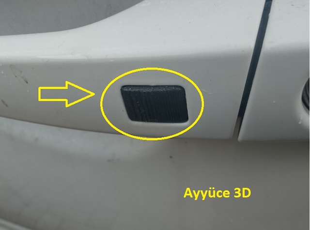 Ayyüce3d,hyundai Tucson Kapı Kolu Yedek Düğmesi 2016 Kasa, Siyah