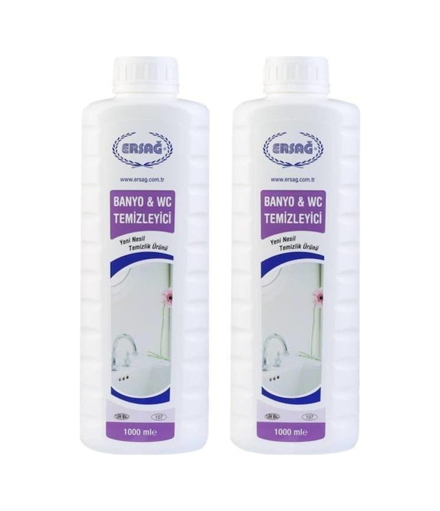 Ersağ Banyo Wc Temizleyici 1000 Ml 2 Adet