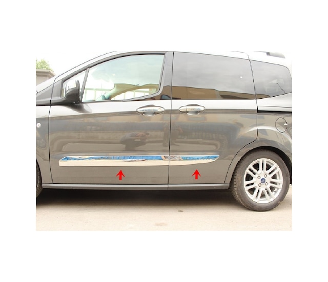 Ford Tourneo Courier Krom Yan Kapı Çıtası 4 Parça 2014-2023