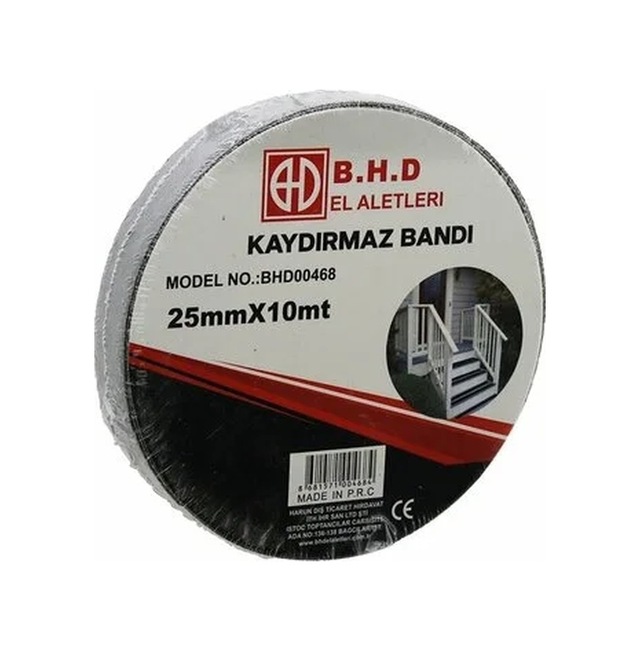 Ers- Kaydırmaz Siyah Bant 25 Mm X 10 Mt