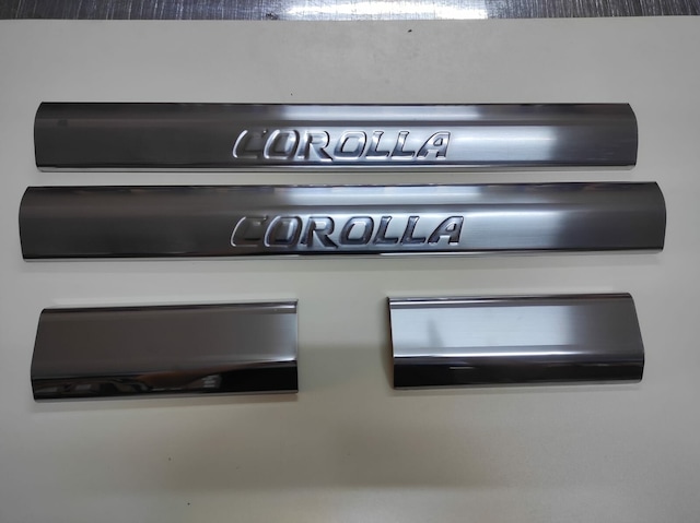 Toyota Corolla Krom İç Kapı Eşiği Takımı 2007-2013 Paslanmaz Çelik
