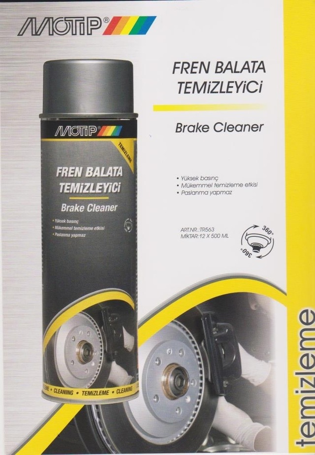 Motip Fren Balata Temizleyici Sprey 500 Ml