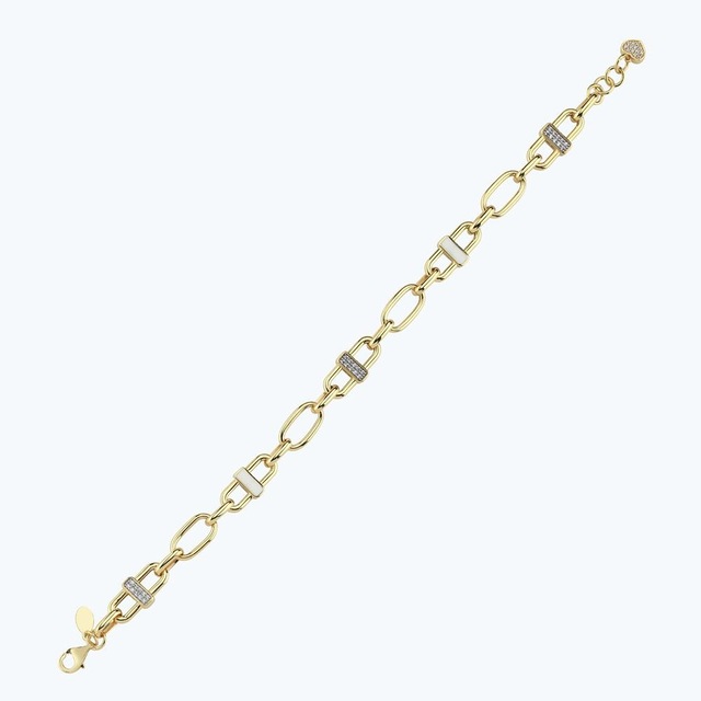 Altınbaş Altın Zincir Bileklik Blls0160-24839 Renkli