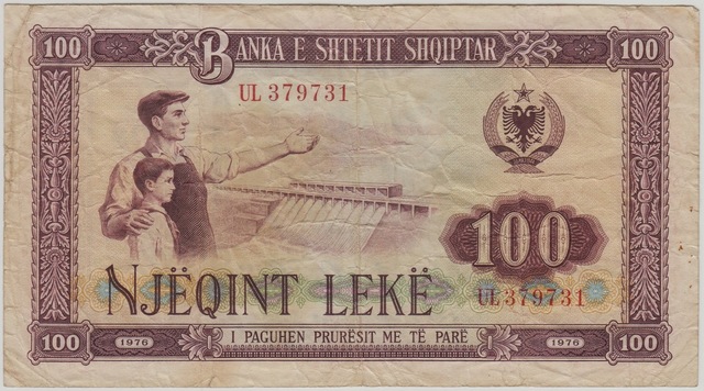 Arnavutluk 100 Lek 1976 Çt -