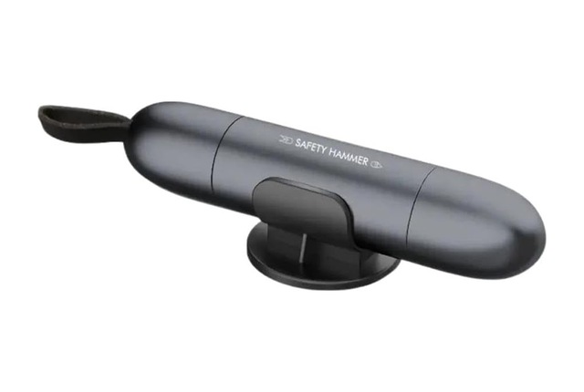 Araç Emniyet Kemer Kesici Ve Araç Cam Kırıcı Araç Emniyet Çekici Araç Acil Durum Kiti Sharp Tool Hammer Siyah