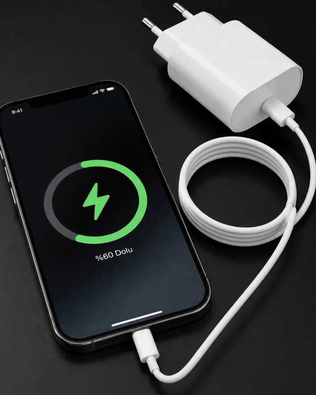 Ers İphone 14 13 12 Mini 11 Xr Xs X 20w Hızlı Şarj Adaptörü