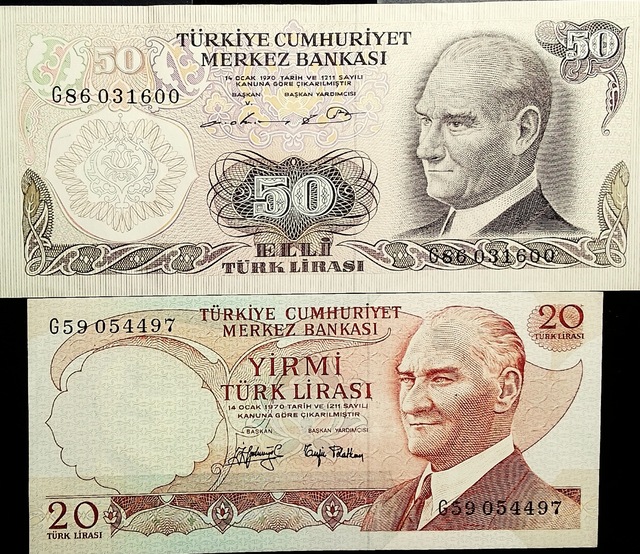 Cumhuriyet İlk Dönemi G Serisi 6.emisyon 50,20 Türk Lirası