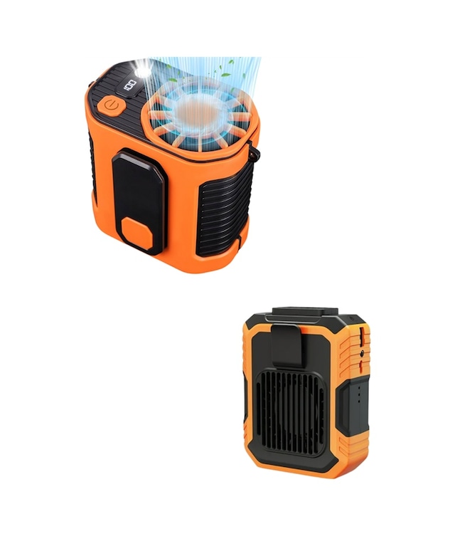 Sessiz - 272 - Turbo Fan Kamp, Spor, Ofis İçin Tnabilir - Kmrsfres - Mini Soğutucu