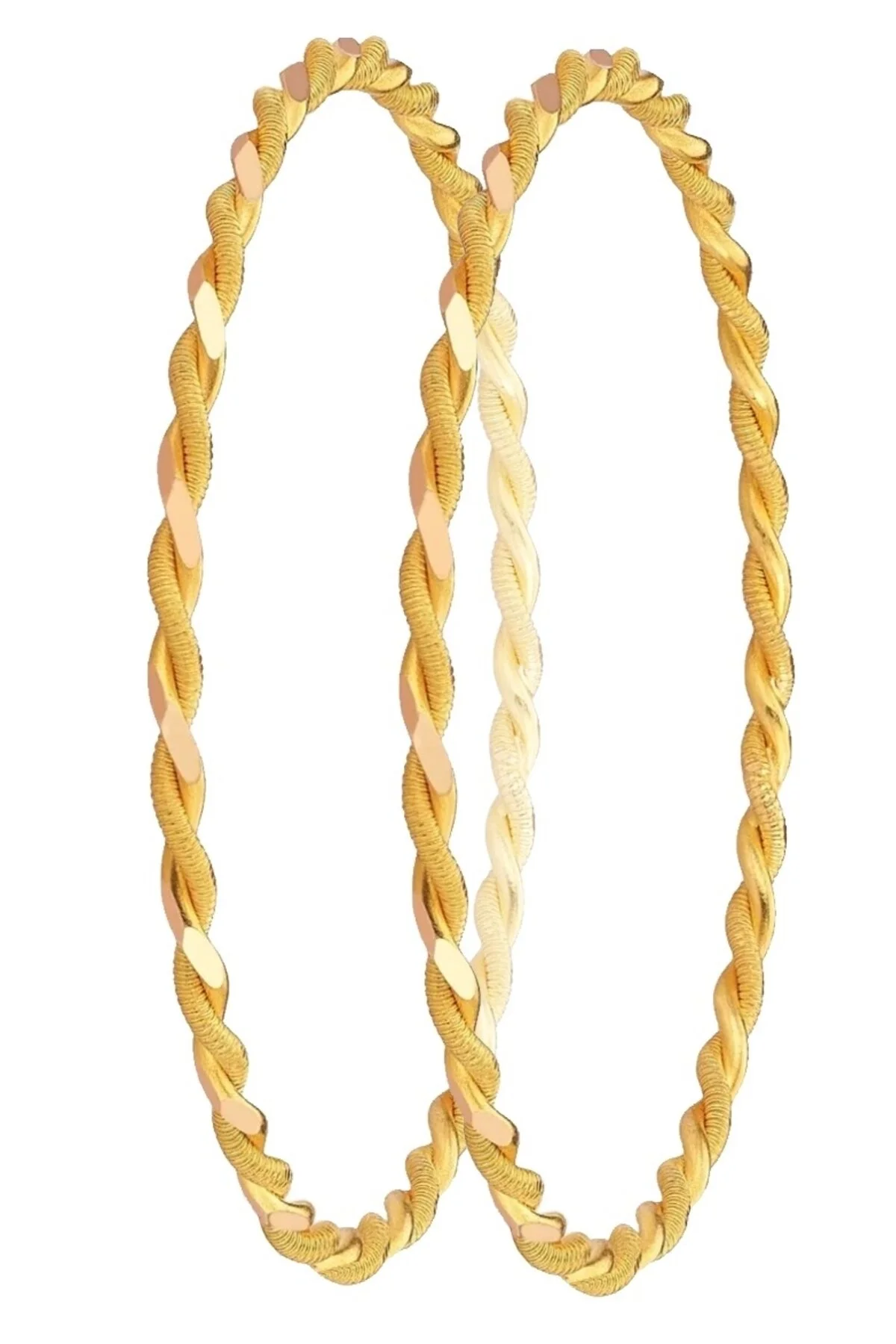 Tuğrul Kuyumculuk 20 Gram (2*10 Gr) 22 Ayar İşçiliksiz Paftalı Burma Bilezik