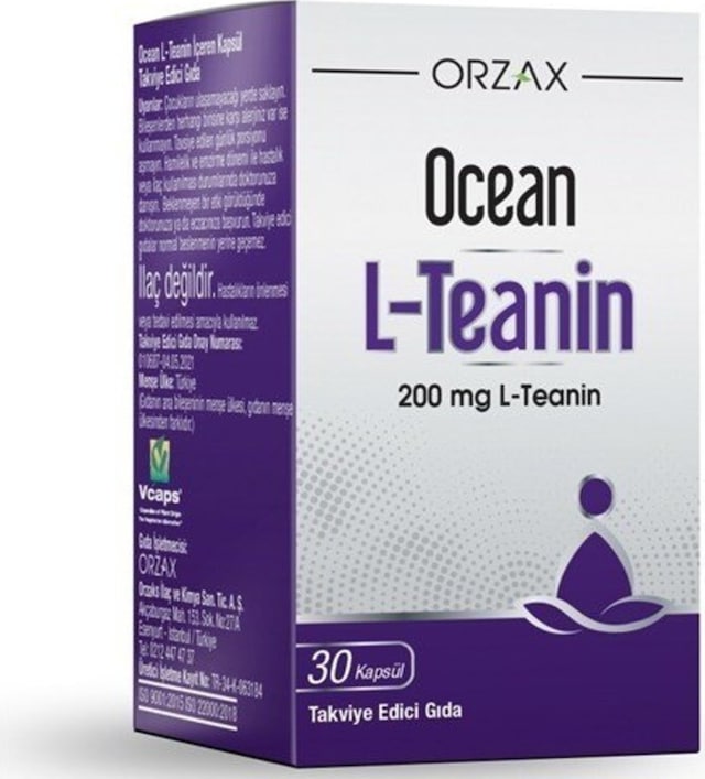 Ocean L-Teanin 200 MG 30 Kapsül