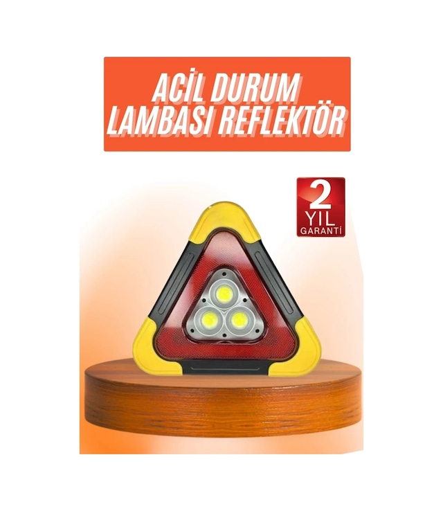 Home Reflektör Güneş Enerjili Taşınabilir Portatif Acil Güvenlik Işığı Araba Acil Uyarı Işığı