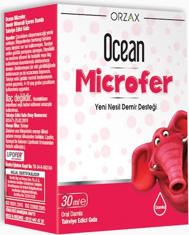 Ocean Microfer Damla Takviye Edici Gıda 30 ML