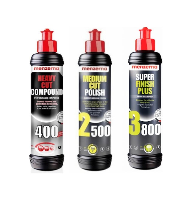Menzerna 400 2500 3800 250ml Boya Koruma Seti