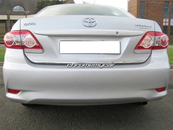 Toyota Corolla Krom Bagaj Alt Çıta 2007-2013 Paslanmaz Çelik N11.5838