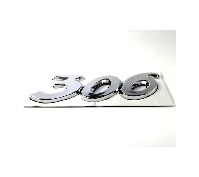 Peugeot Uyumlu 306 Bagaj Yazısı Yapıştırma 120Mm-30Mm (553608477)
