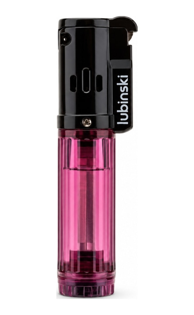 Lubinski Cigar Basic Slim Tek Torch Puro Çakmağı Mor Lb-205