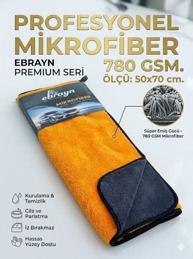 Ebrayn Mikrofiber Bez 50 70cm 780gsm Ebr-903