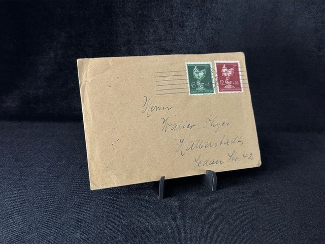 1944 Yılından Almanya Reich Döneminden Deutsche Goldschmiede-kunst Tam Seri Mi 902-903 Pullu Zarf Teşhir Ürün
