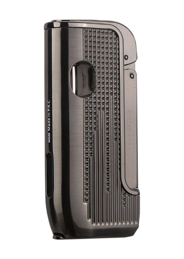Quantoro Tek Torch Pürmüz Delicili Gunmetal Tower Metal Puro Çakmağı - Trz1160