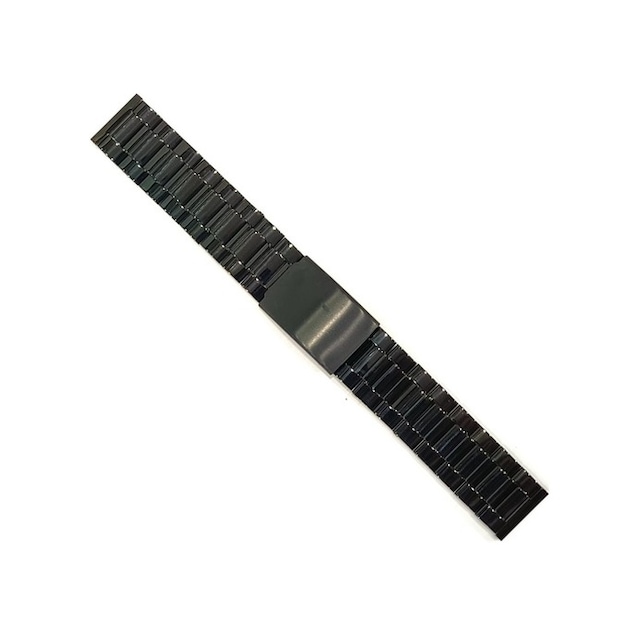 Siyah Renk Metal Bay Bayan Kol Saat Kordonu 20-26 Mm