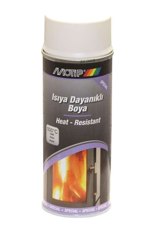 Isıya Dayanıklı Boya Beyaz 500C 400Ml Motip