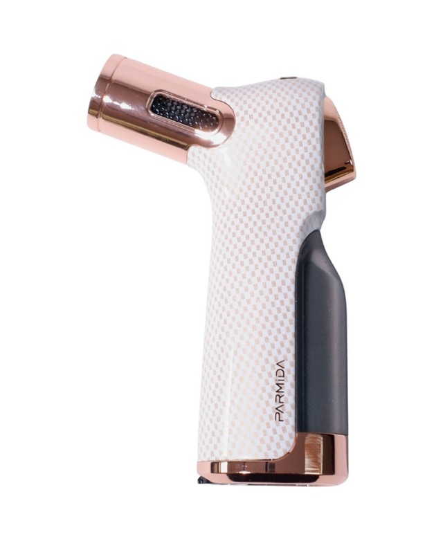 Parmida 4 Torch Pürmüz Beyaz Masa Tipi Puro Çakmağı - Tr8946