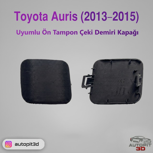 Toyota Auris 2013 2015 Uyumlu Ön Tampon Çeki Demiri Kapağı