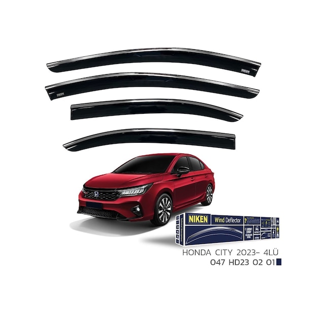 Niken Honda City Cam Rüzgarlığı Kromlu Niken 2021+ 047 Hd23 02 01