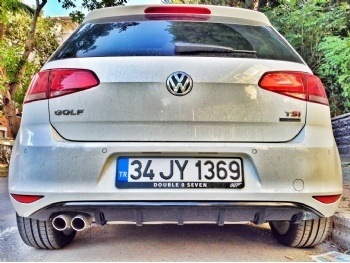 Volkswagen Golf 7 Arka Difizör Boyasız