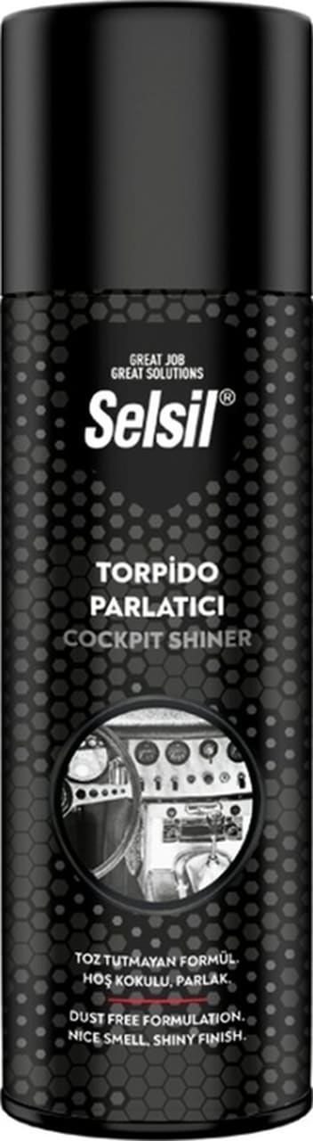 Selsil Oto - Araç Torpido Parlatıcı Sprey 200ml Hoş Kokulu - Parlak - Toz Tutmayan Formül Go-53-vice 05211